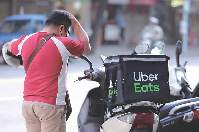 ●圖為美食外送服務。圖/本報資料照片 image