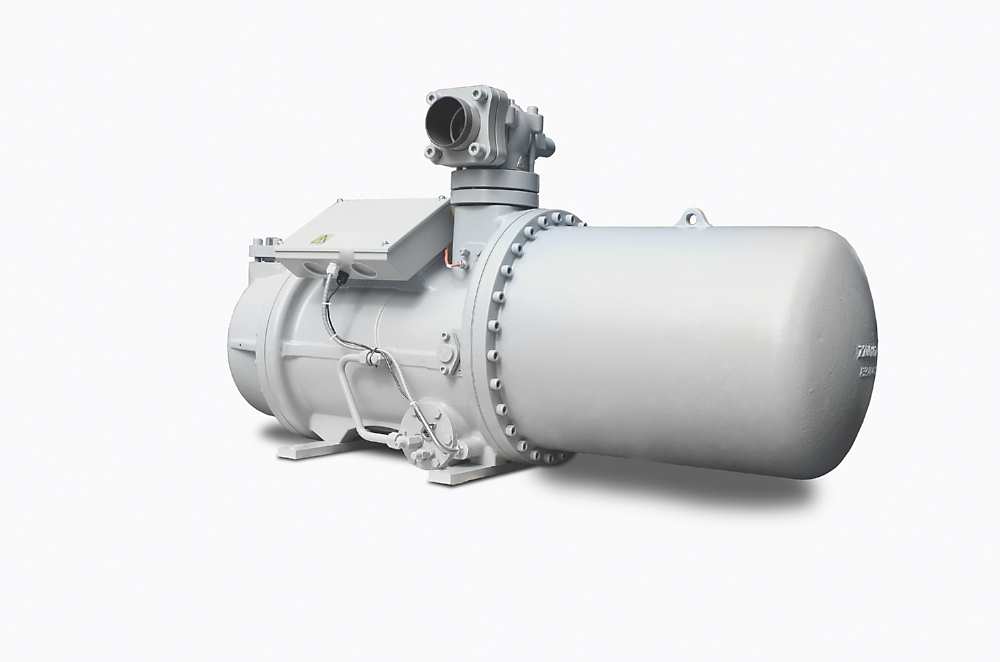 ●變頻變容積比螺旋式壓縮機BSR-VV外觀。圖/業者提供 image