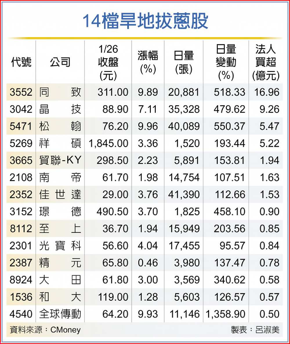 14檔旱地拔蔥股 image