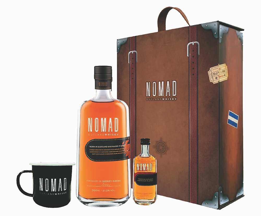 ●橡木桶洋酒「NOMAD雪莉雙桶威士忌掀蓋手工禮盒」,建議售價:1,450元。圖/業者提供 image
