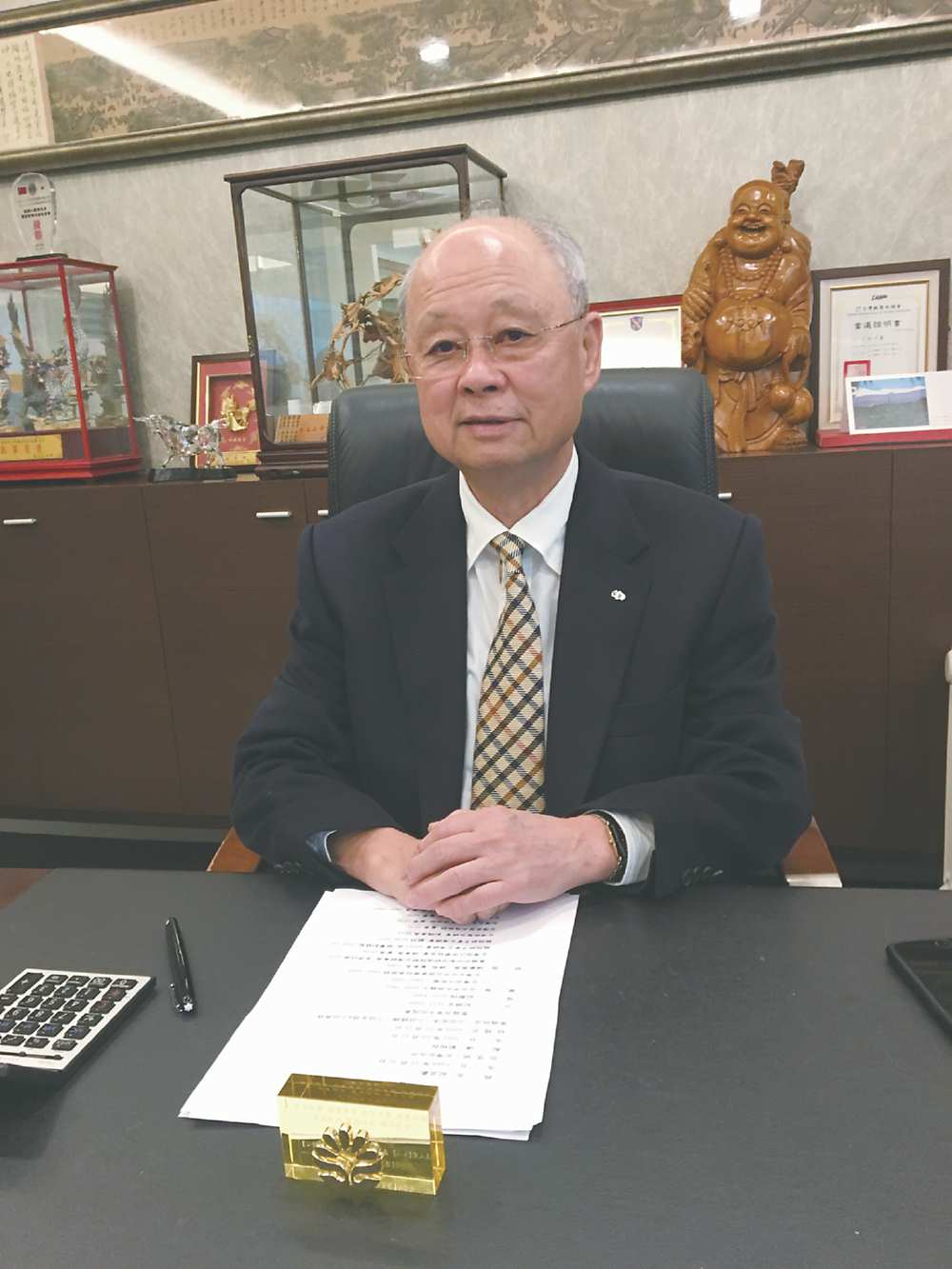 ●緯豪集團董事長紀文豪。圖╱本人提供 image