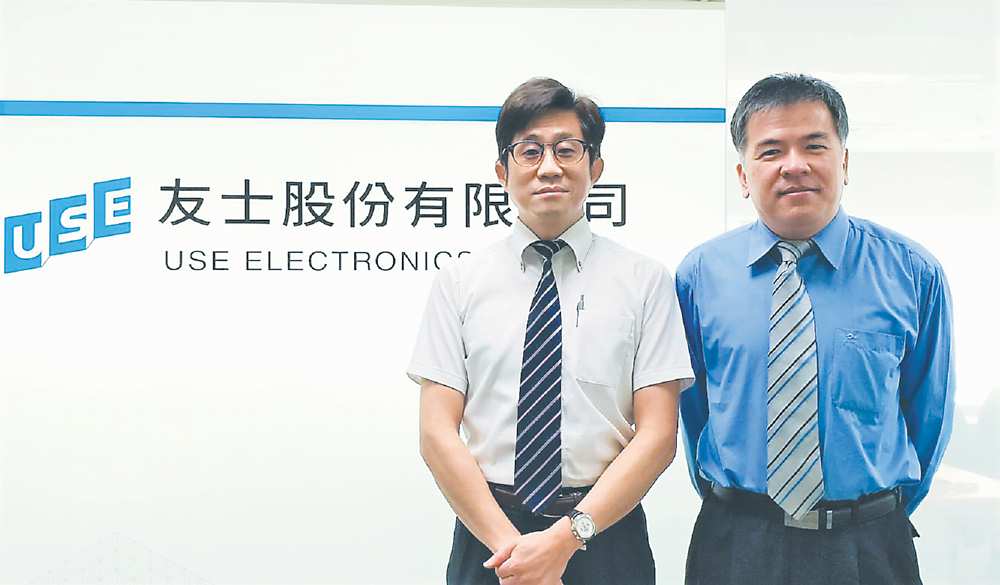●友士公司機電事業部部長賴崇文(左)與機電技術服務部部長吳春江。圖/陳逸格 image
