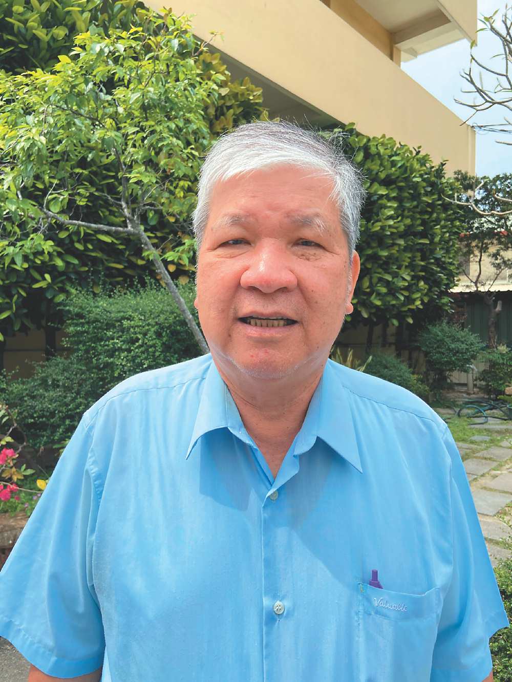 ●國立中興大學名譽教授鄭政峯博士闡述植株健康保健栽培的新觀念。圖/嚴強國 image