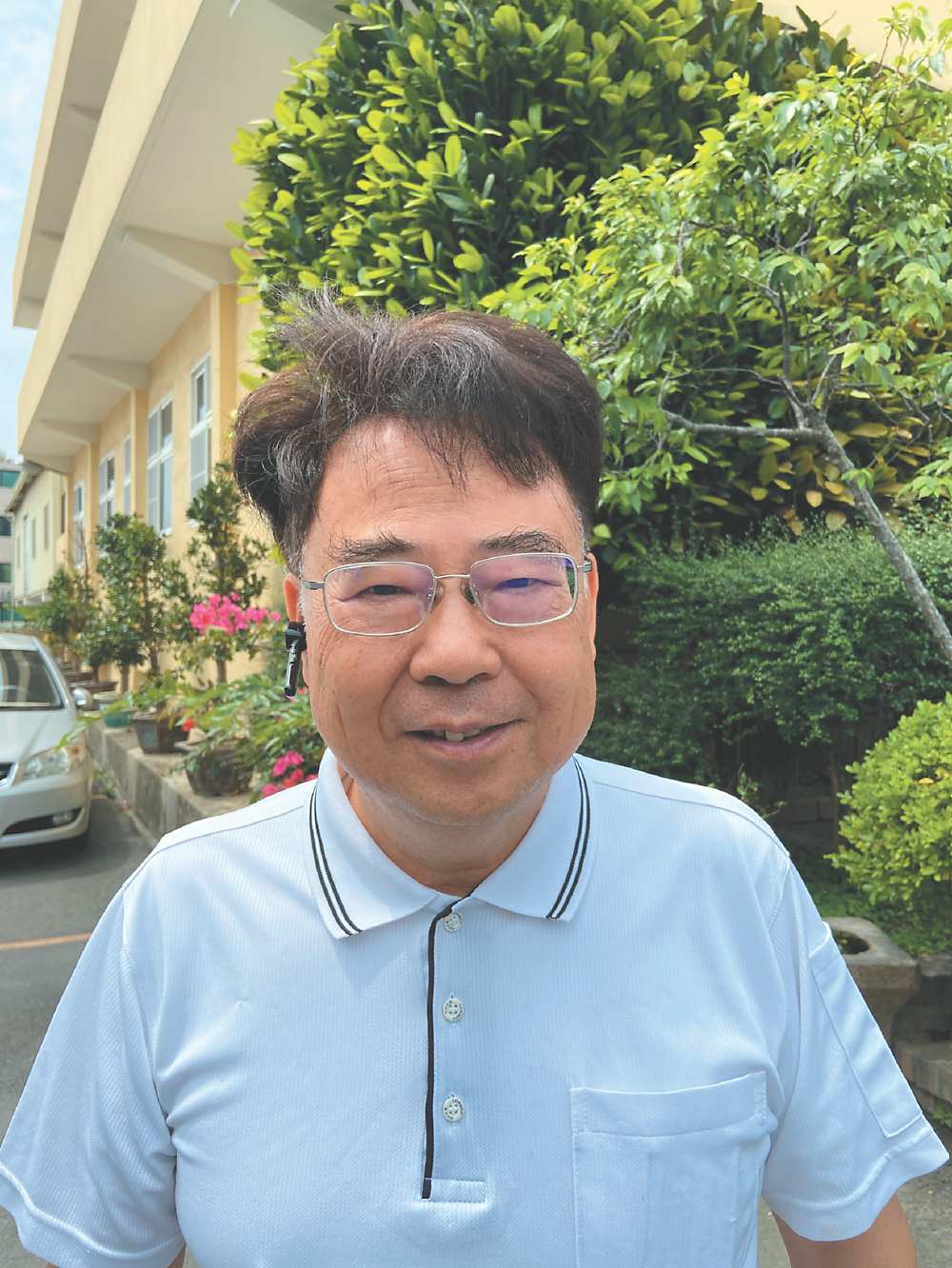 ●國立勤益科大林文燦教授;運用智慧農業4.0-運用NB-IoT來監控茶葉生長環境。圖/嚴強國 image