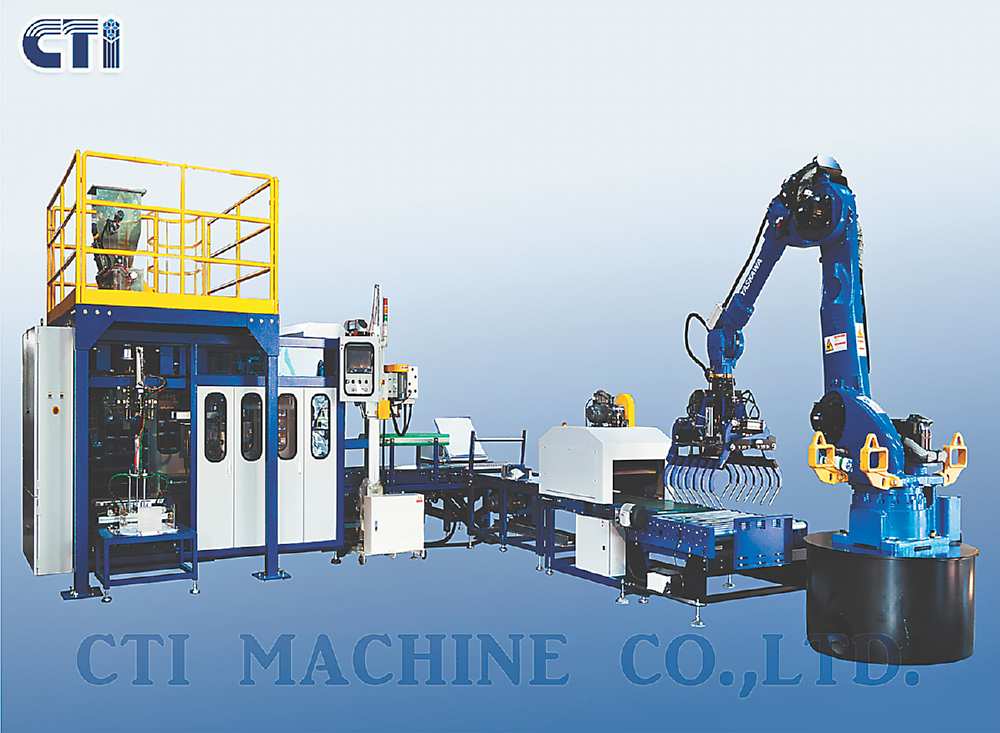 ●金台益研製之毛重式全自動包裝機,應用在化工及橡塑膠產業,協助業者提升效益。圖/金台益提供 image