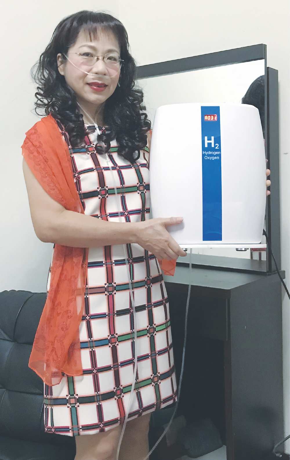 ←台灣美百氫氧機是養生保健神器。圖/台灣美百提供 image