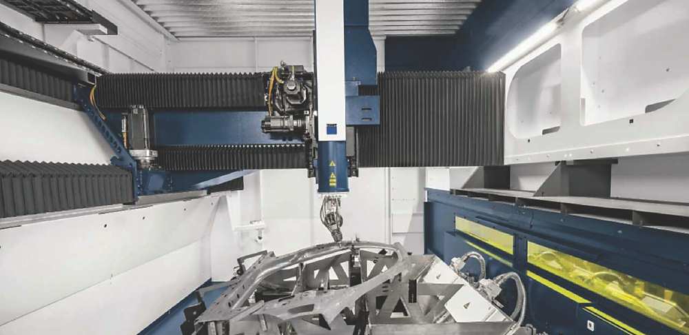 ●倍福PC-based控制技術應用於創浦TruLaser Cell 8030雷射切割機,大幅提升機台運作效能。圖/倍福自動化提供 image