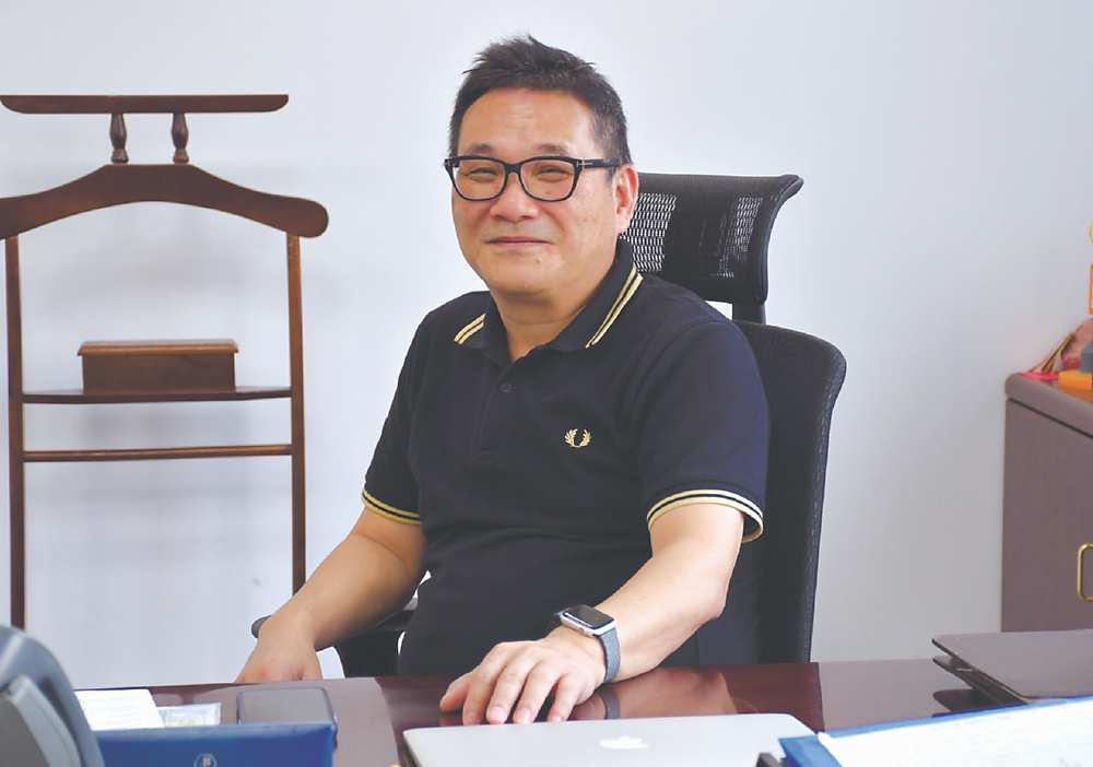 ←中華系統整合總經理俞忠麟。圖/李其芳 image