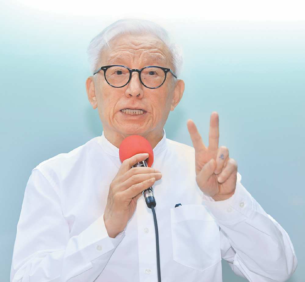 ●聯電榮譽董事長曹興誠捐款協助加強國防。圖/王德為 image