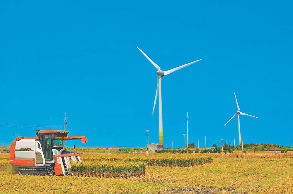 ●達德能源不僅規劃、開發、興建,同時也營運風場。圖為達德陸域風力發電機組。圖/達德能源提供 image