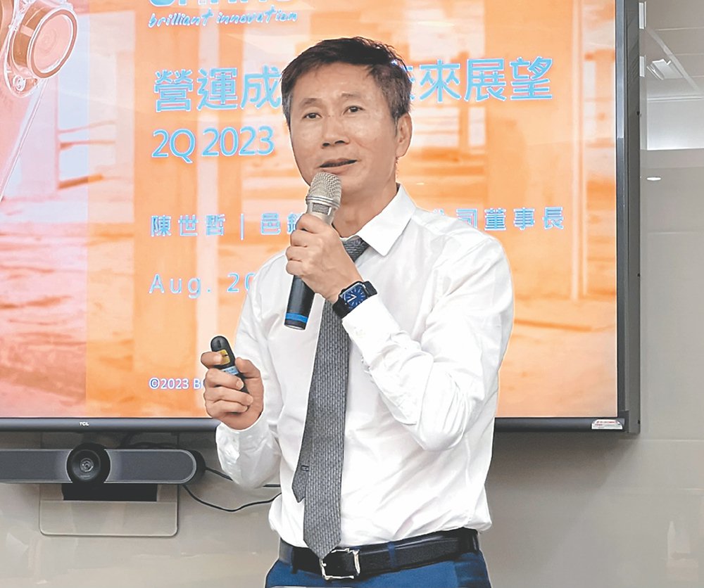 ●邑錡董事長陳世哲。圖/彭媁琳 image