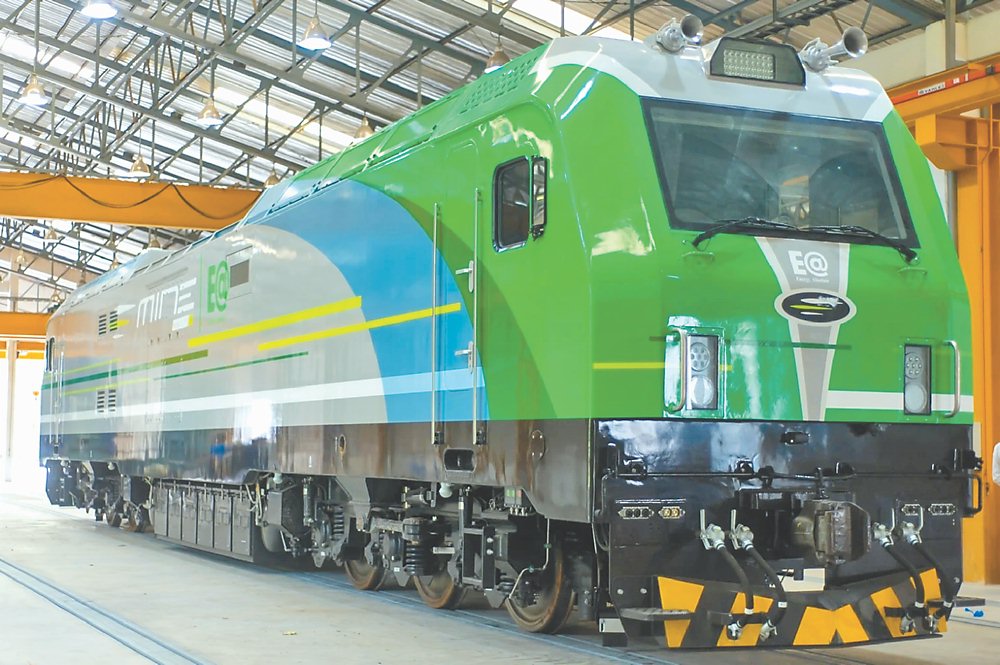●大股東泰國EA集團自主開發出大型重型商用電動車系列,包括電動火車(如圖)是未來有量鋰電池模組重要新應用出海口。圖/有量科技提供 image