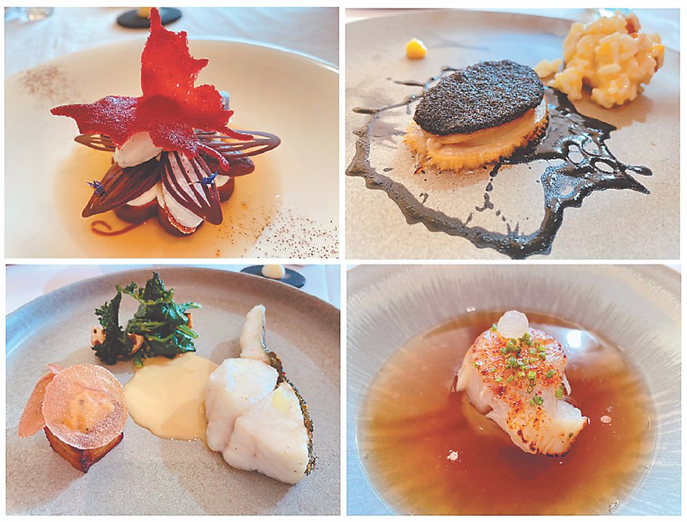 ●C’est Bon歐陸餐廳即日起推出秋冬新菜,嚴選台式食材以法式精髓打造精緻料理。圖/郭靜芝 image