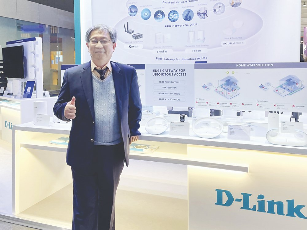 ●友訊科技董事長郭金河領軍前進MWC。圖/友訊提供 image