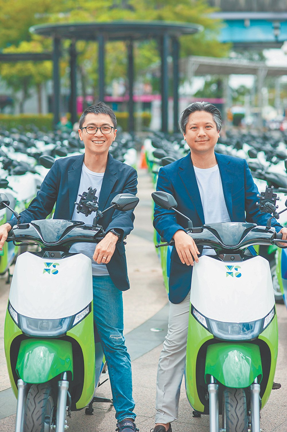 WeMo執行長劉于遜(左)與創辦人暨副董事長吳昕霈(右)。圖/業者提供 image